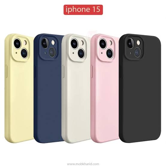 کاور مدل سیلیکونی پاک کنی مناسب برای گوشی موبایل اپل iPhone 15